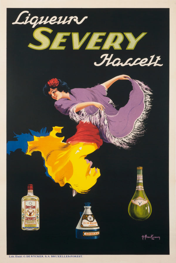 Liqueurs Severy - Authentic Vintage Poster