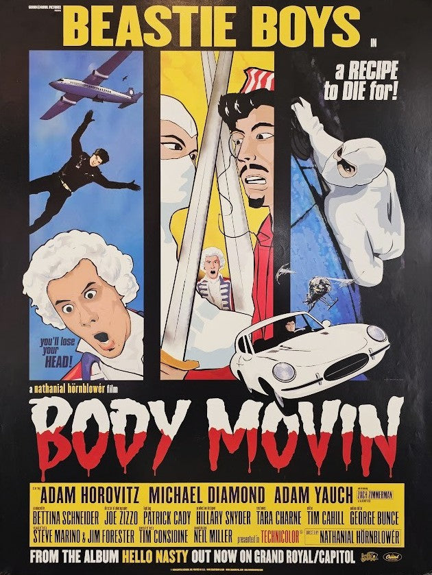 Beastie Boys, Body Movin - Original Vintage Poster