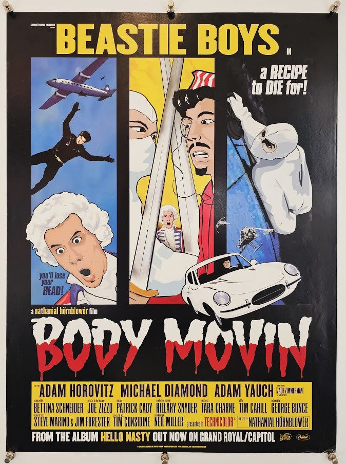 Beastie Boys, Body Movin - Original Vintage Poster