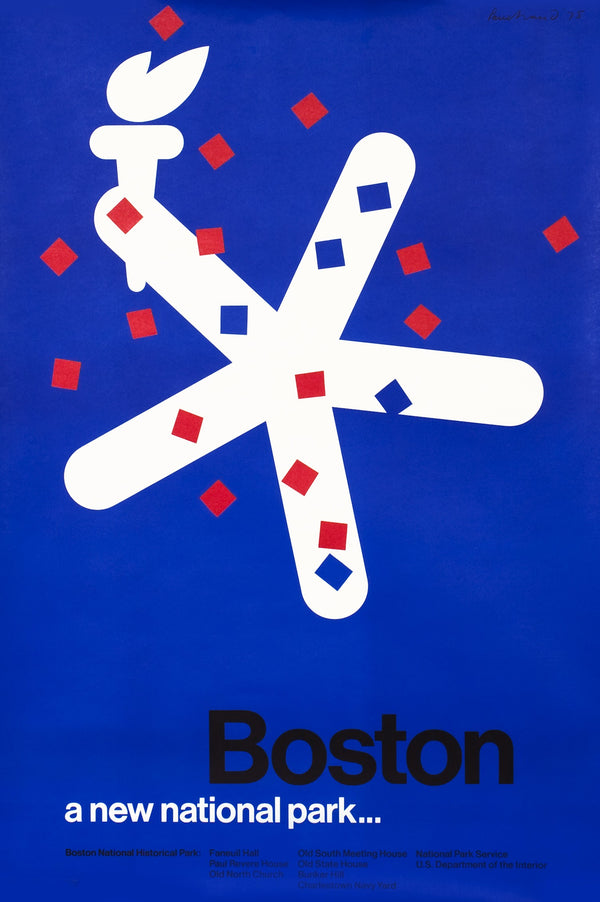 Boston, A New National Park - Authentic Vintage Poster