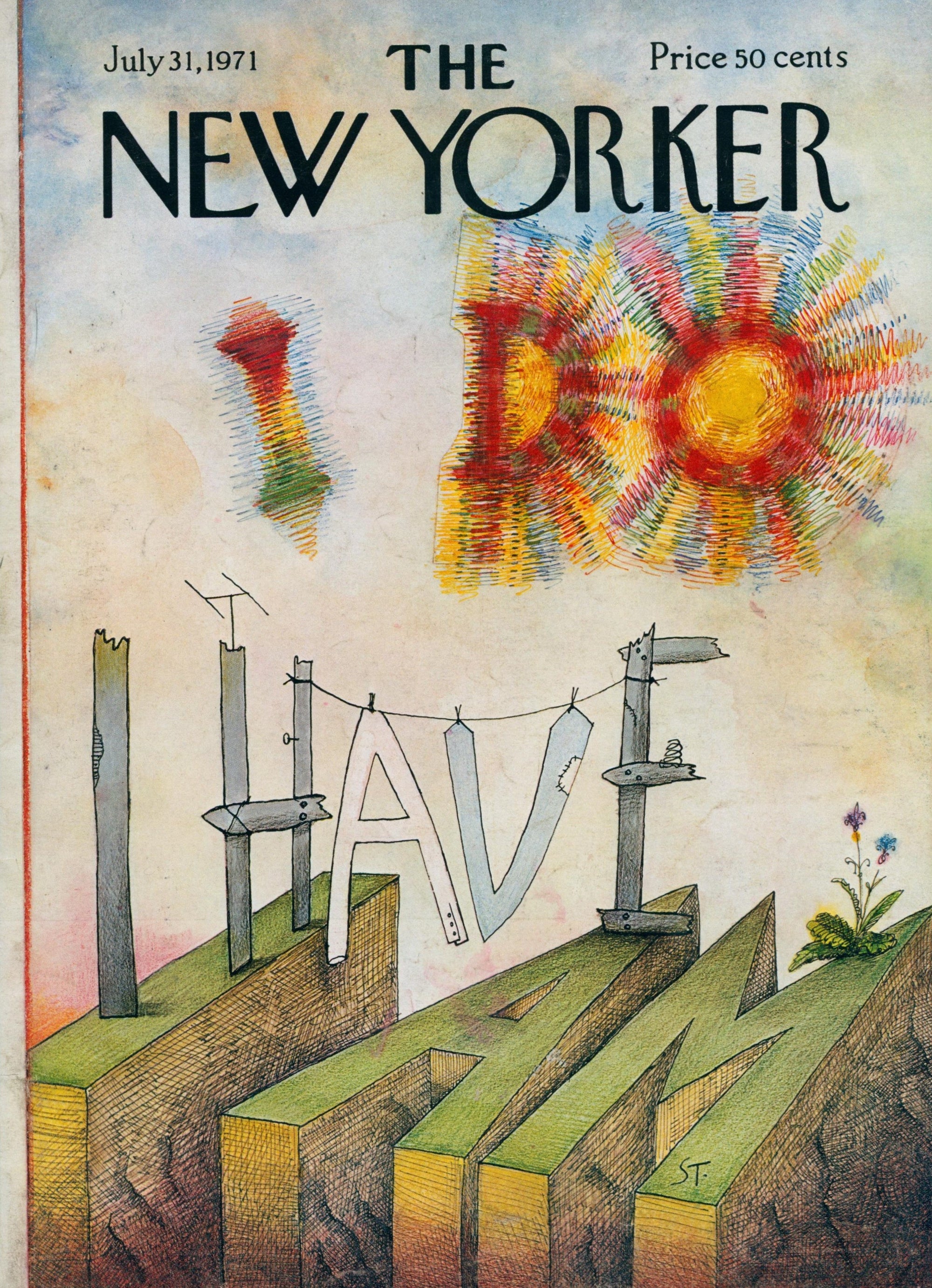 I Have, I Am- The New Yorker - Authentic Vintage Cover Art