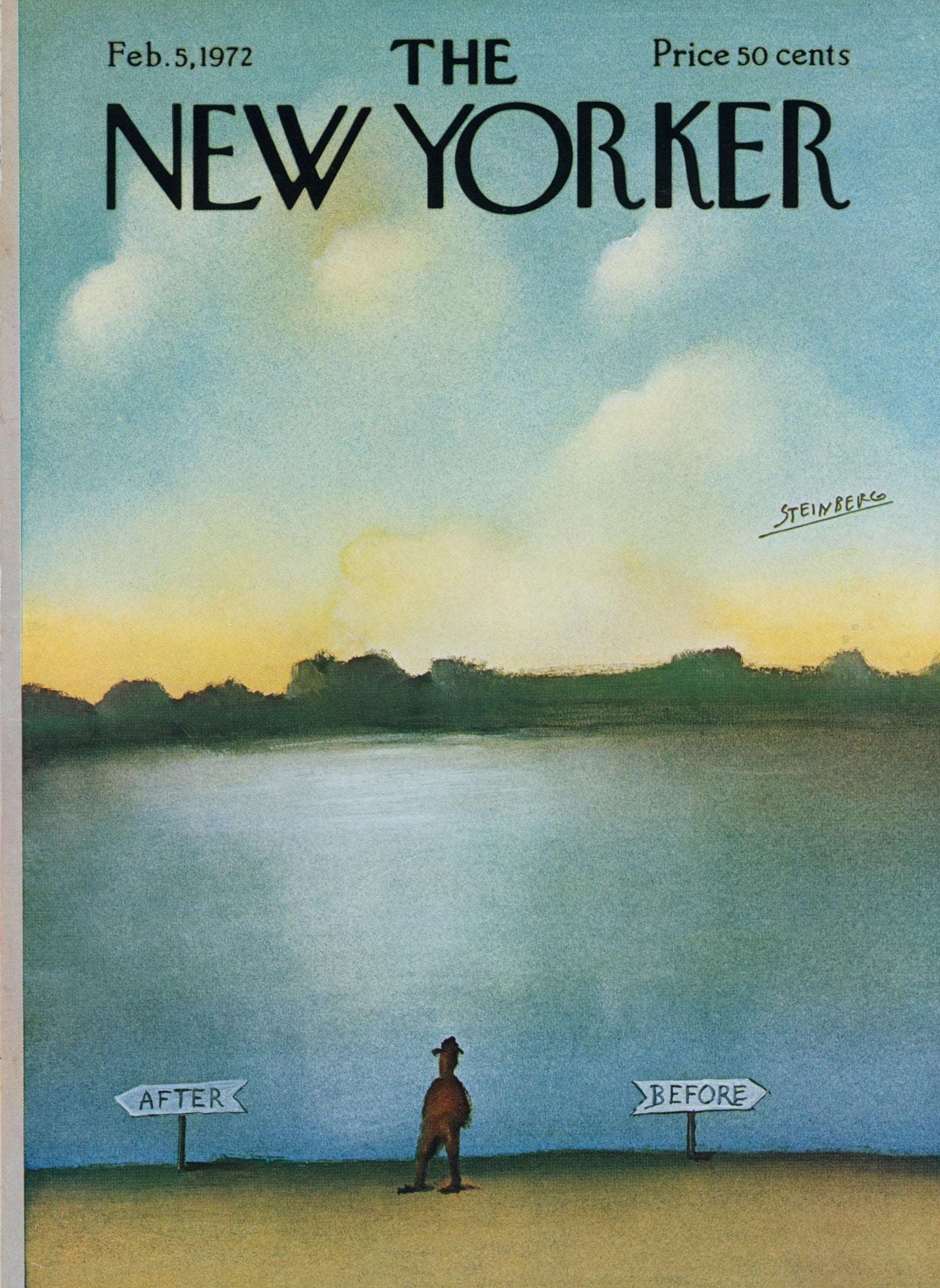 Before and After- The New Yorker - Authentic Vintage Cover Art