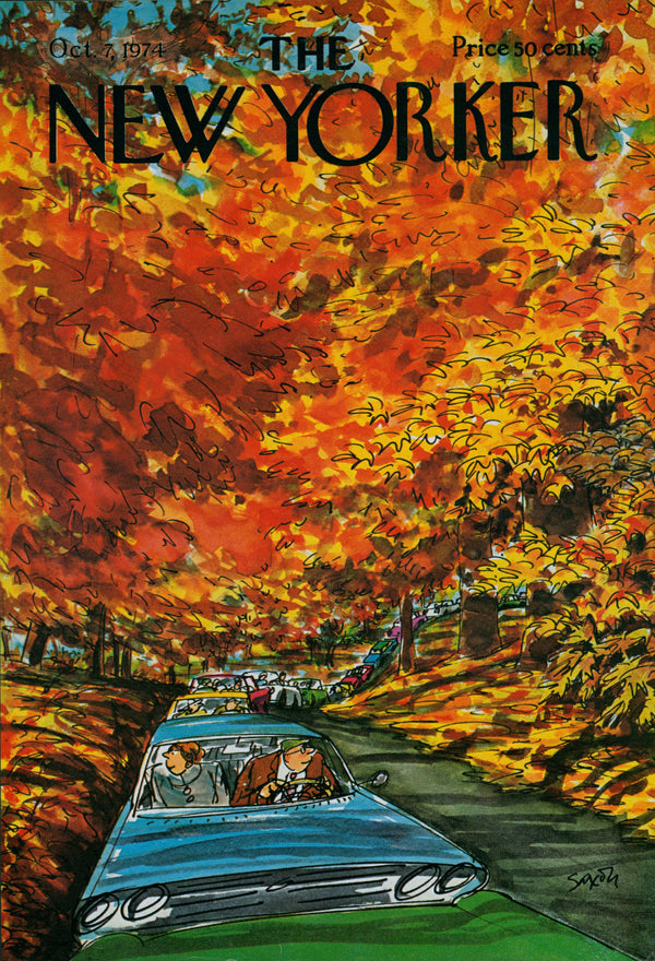 Flushing Meadows- The New Yorker - Authentic Vintage Cover Art
