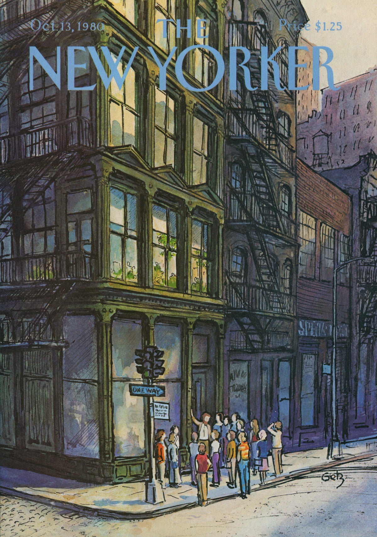Field Trip- The New Yorker - Authentic Vintage Cover Art