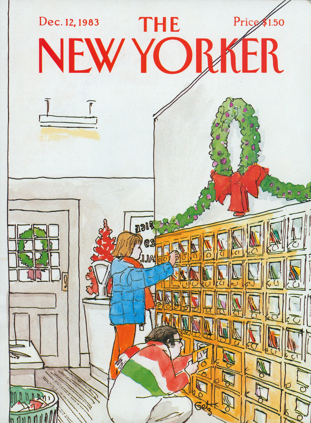 Loving Letters- The New Yorker - Authentic Vintage Cover Art