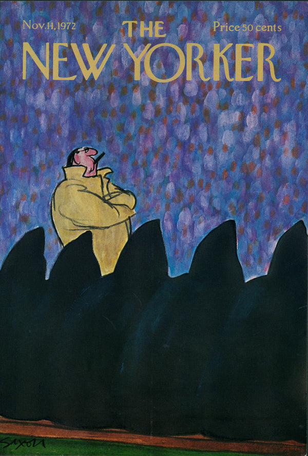 Smoke Break- The New Yorker - Authentic Vintage Cover Art