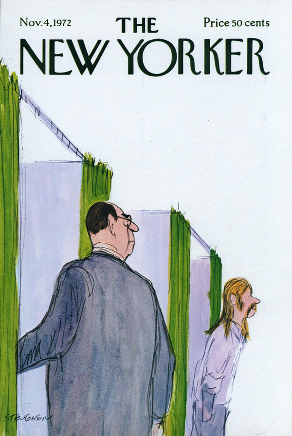Voting Day- The New Yorker - Authentic Vintage Cover Art