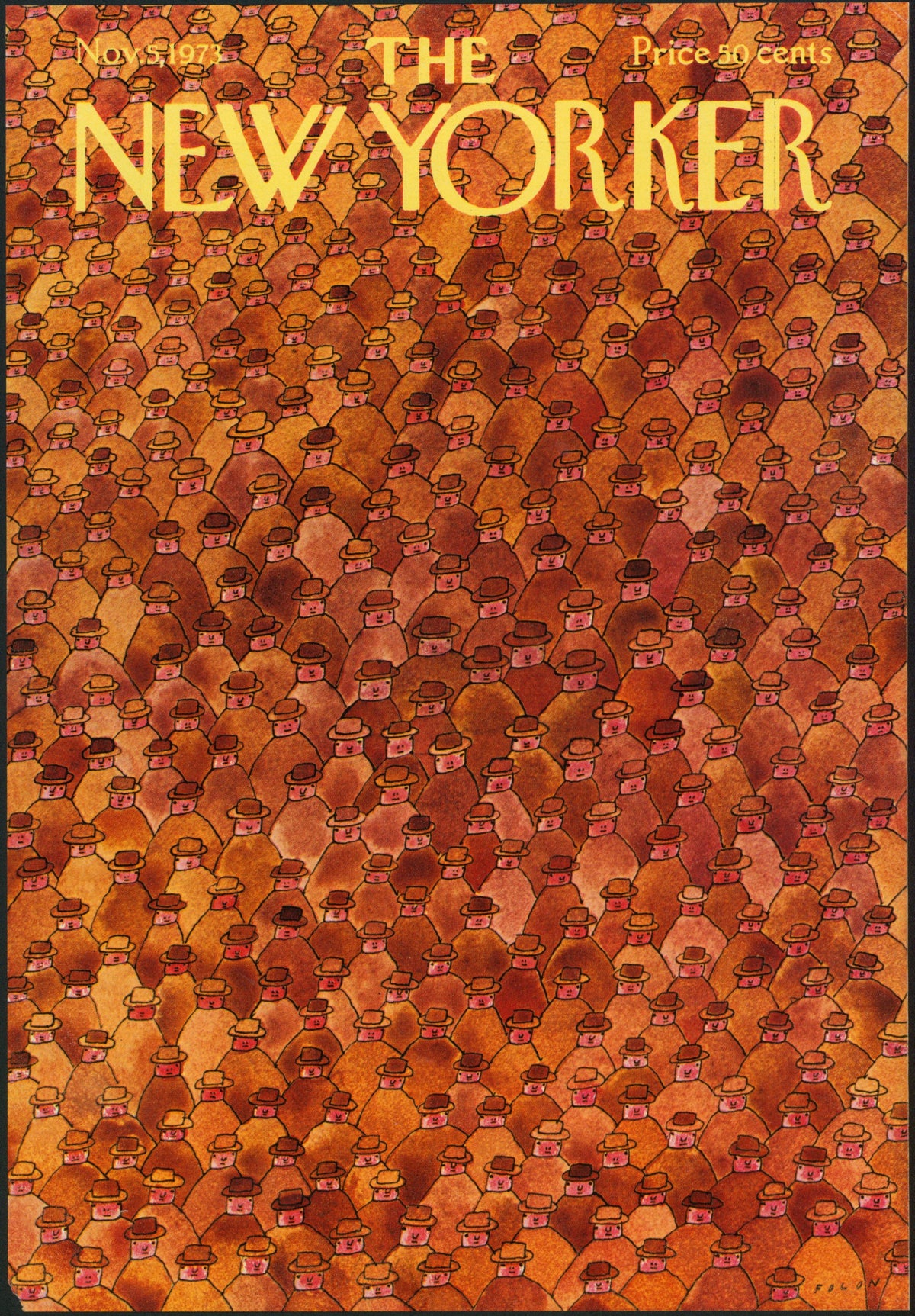 The Collective State- The New Yorker - Authentic Vintage Cover Art