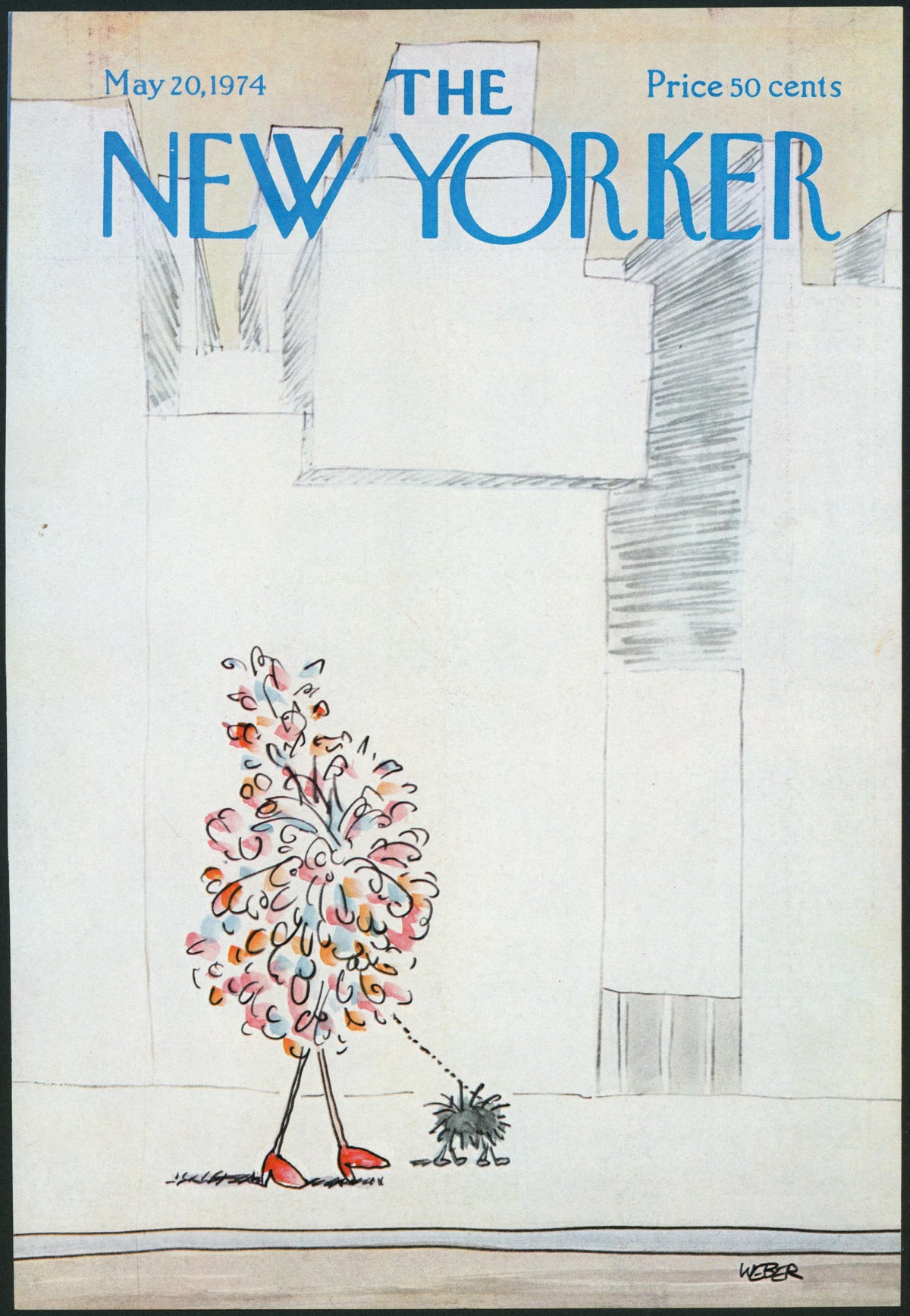 Like Mother, Like Son- The New Yorker - Authentic Vintage Cover Art
