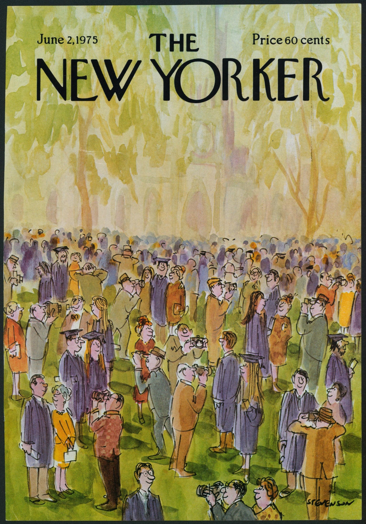 Graduation Day- The New Yorker - Authentic Vintage Cover Art