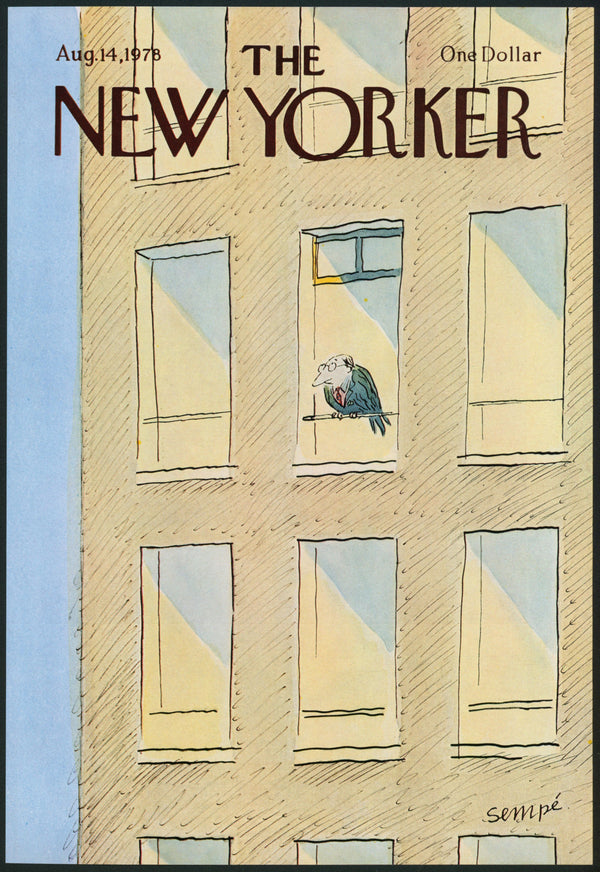 City Bird- The New Yorker - Authentic Vintage Cover Art