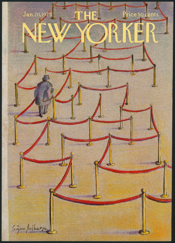 Premiere Night- The New Yorker - Authentic Vintage Cover Art