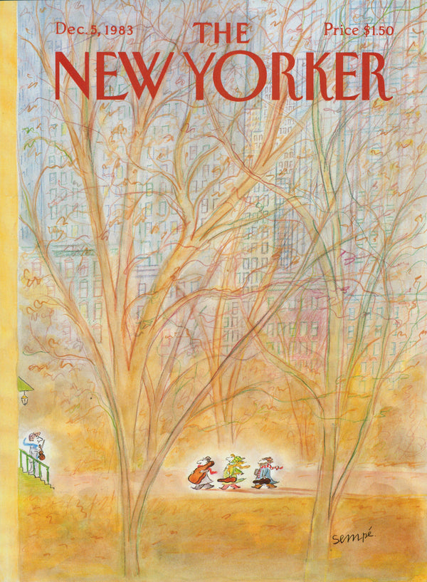Winter Jam Session- The New Yorker - Authentic Vintage Cover Art