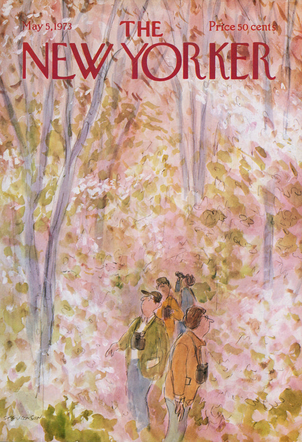 Nature Watchers- The New Yorker - Authentic Vintage Cover Art