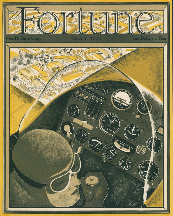 Pilot Path- Fortune Magazine - Authentic Vintage Cover Art
