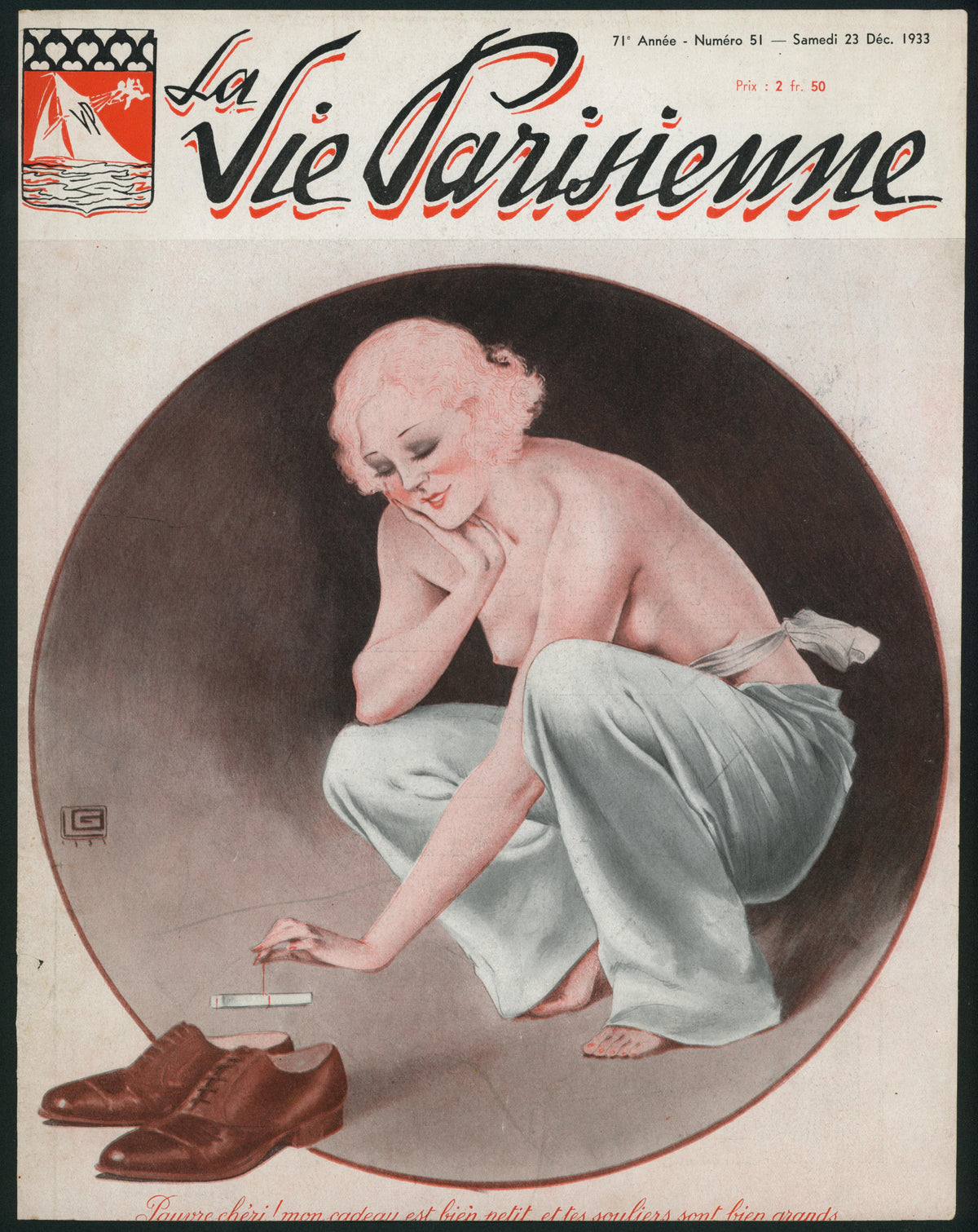 Lost in Desire- La Vie Parisienne - Authentic Vintage Cover Art