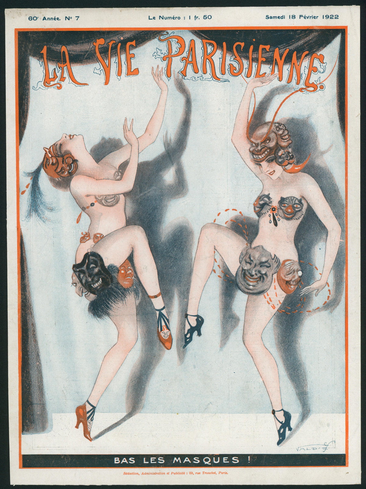 La Vie Parisienne Covers - Authentic Vintage Cover Art