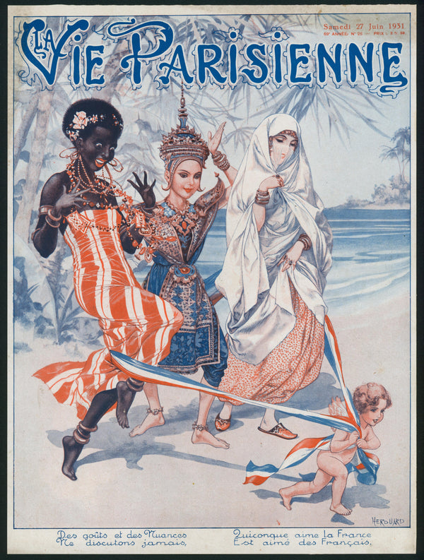 Cupid's Queens- La Vie Parisienne - Authentic Vintage Cover Art