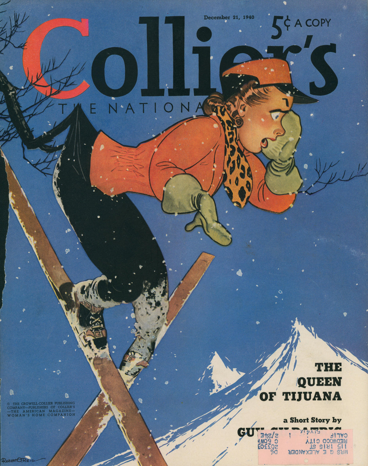 5- Collier's Magazine - Authentic Vintage Cover Art