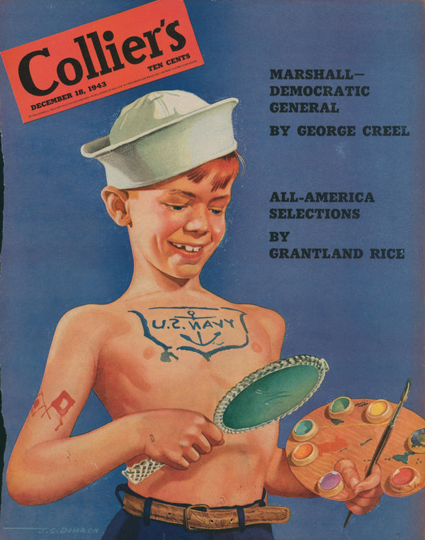 7- Collier's Magazine - Authentic Vintage Cover Art