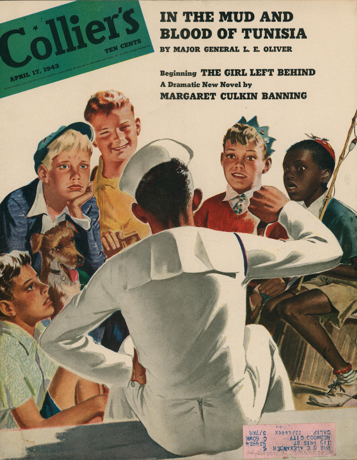 8- Collier's Magazine - Authentic Vintage Cover Art