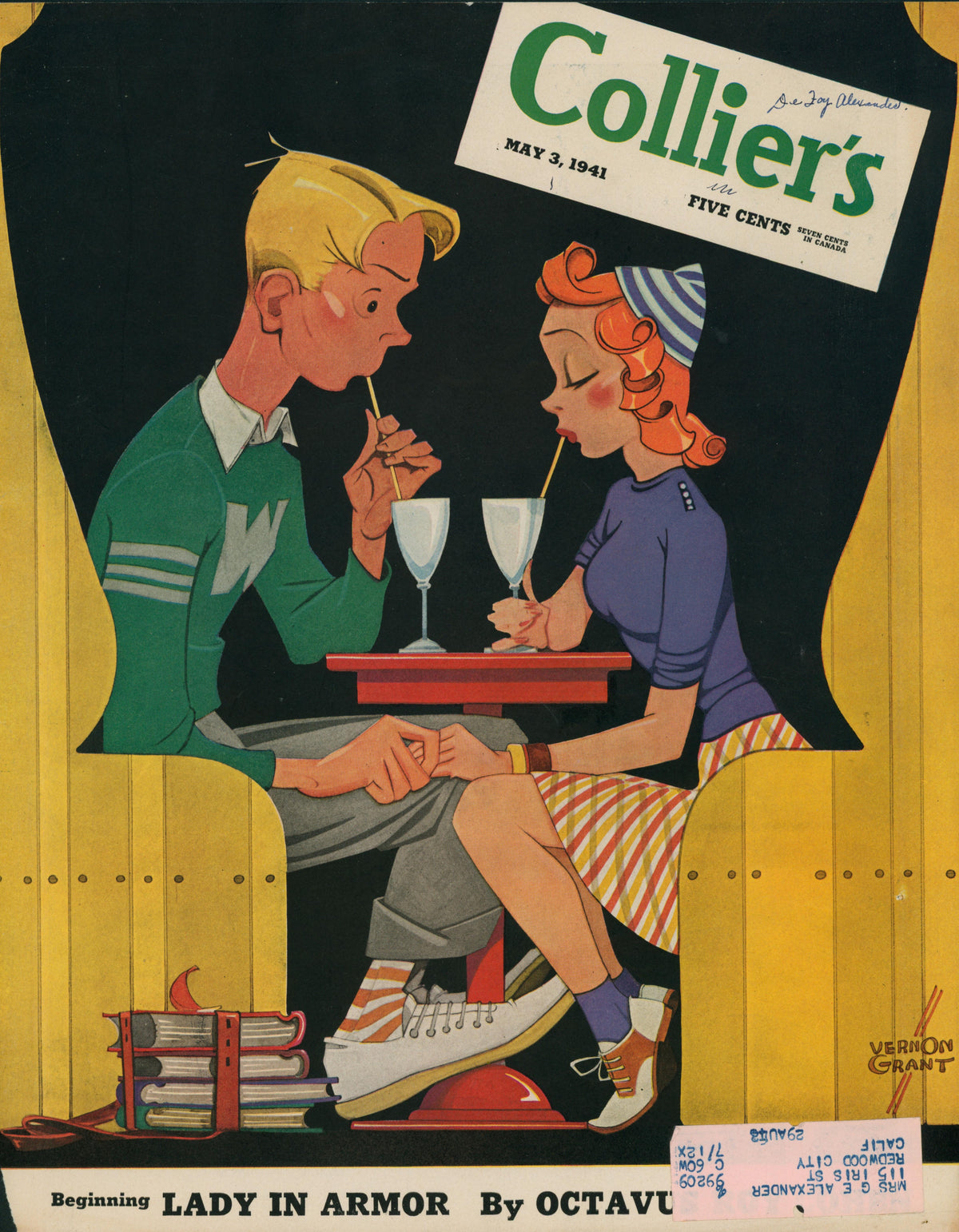 9- Collier's Magazine - Authentic Vintage Cover Art