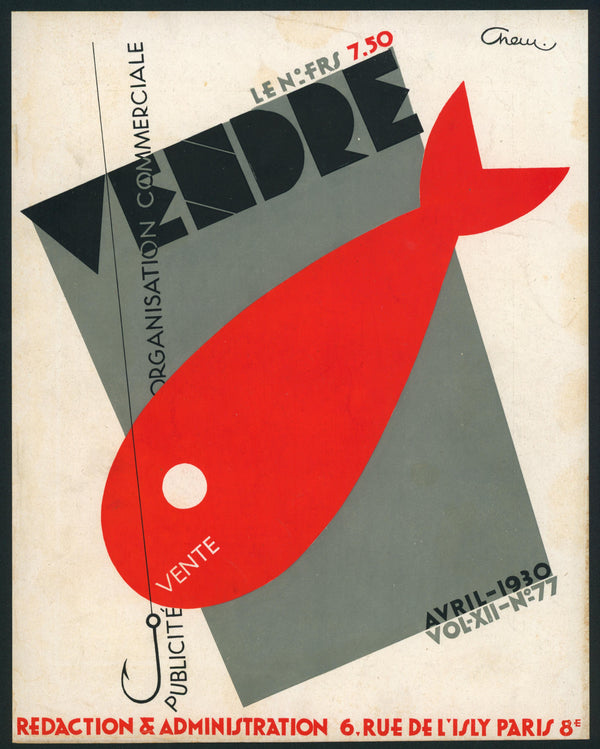 Hooked on Sales- Vendre Cover - Authentic Vintage Cover Art