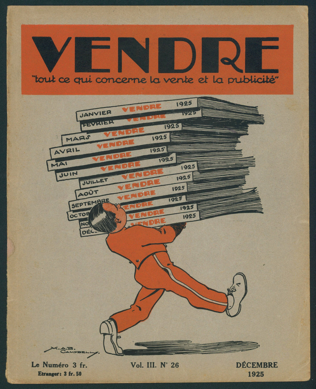 This Year in Sales- Vendre Cover Cover Art - Authentic Vintage Posters