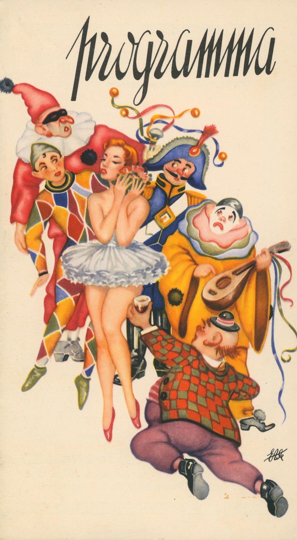 Programma del Giorno, Italian Music Program - Authentic Vintage Magazine/Book