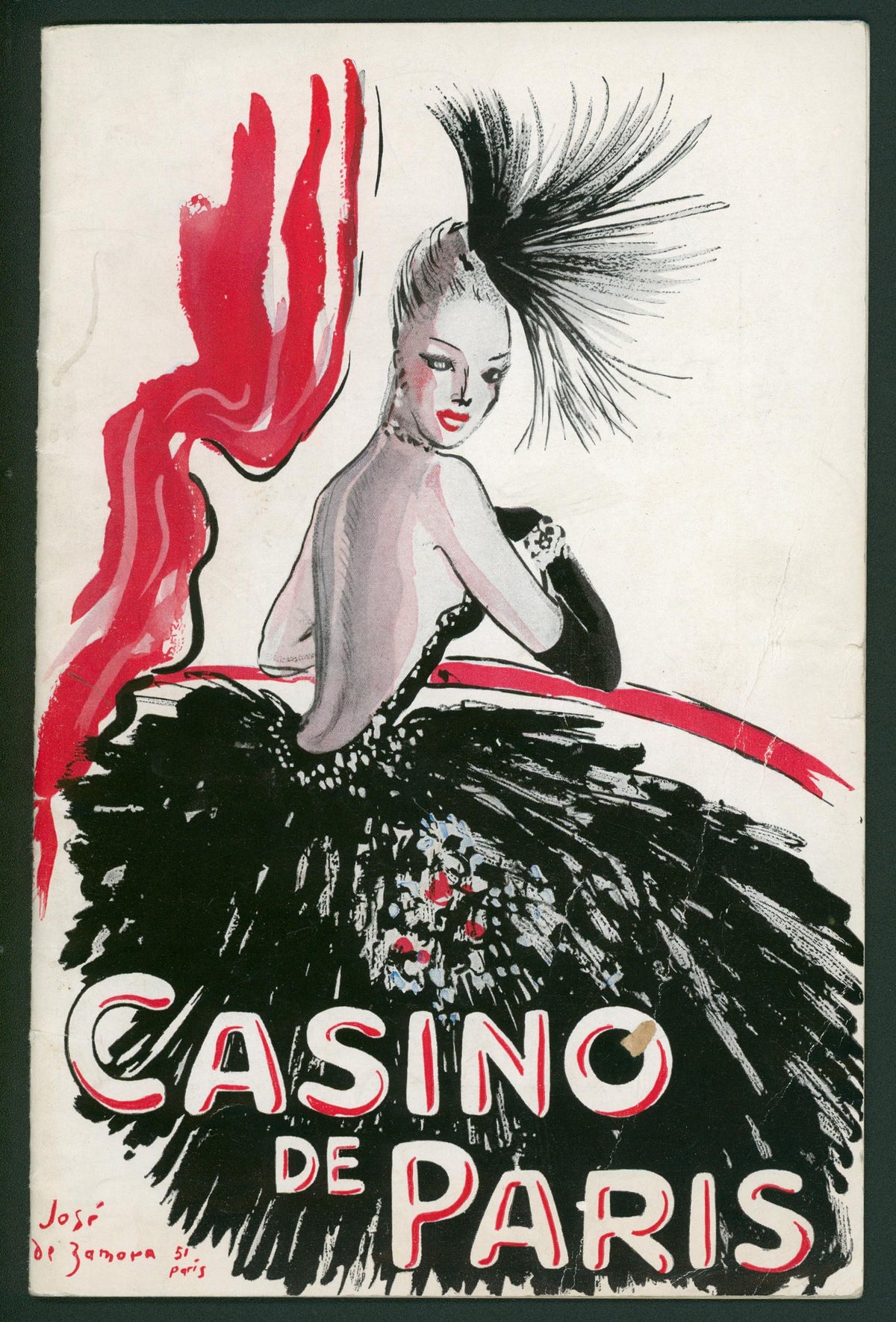 Casino de Paris, Show Program - Authentic Vintage Magazine/Book