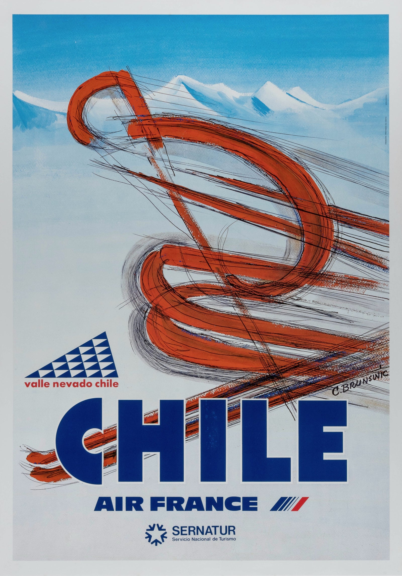 Air France, Ski Chile