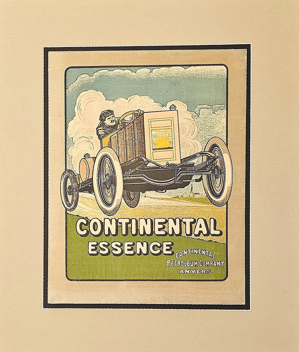 Continental Essence- Petroleum Vintage Ad - Authentic Vintage Posters