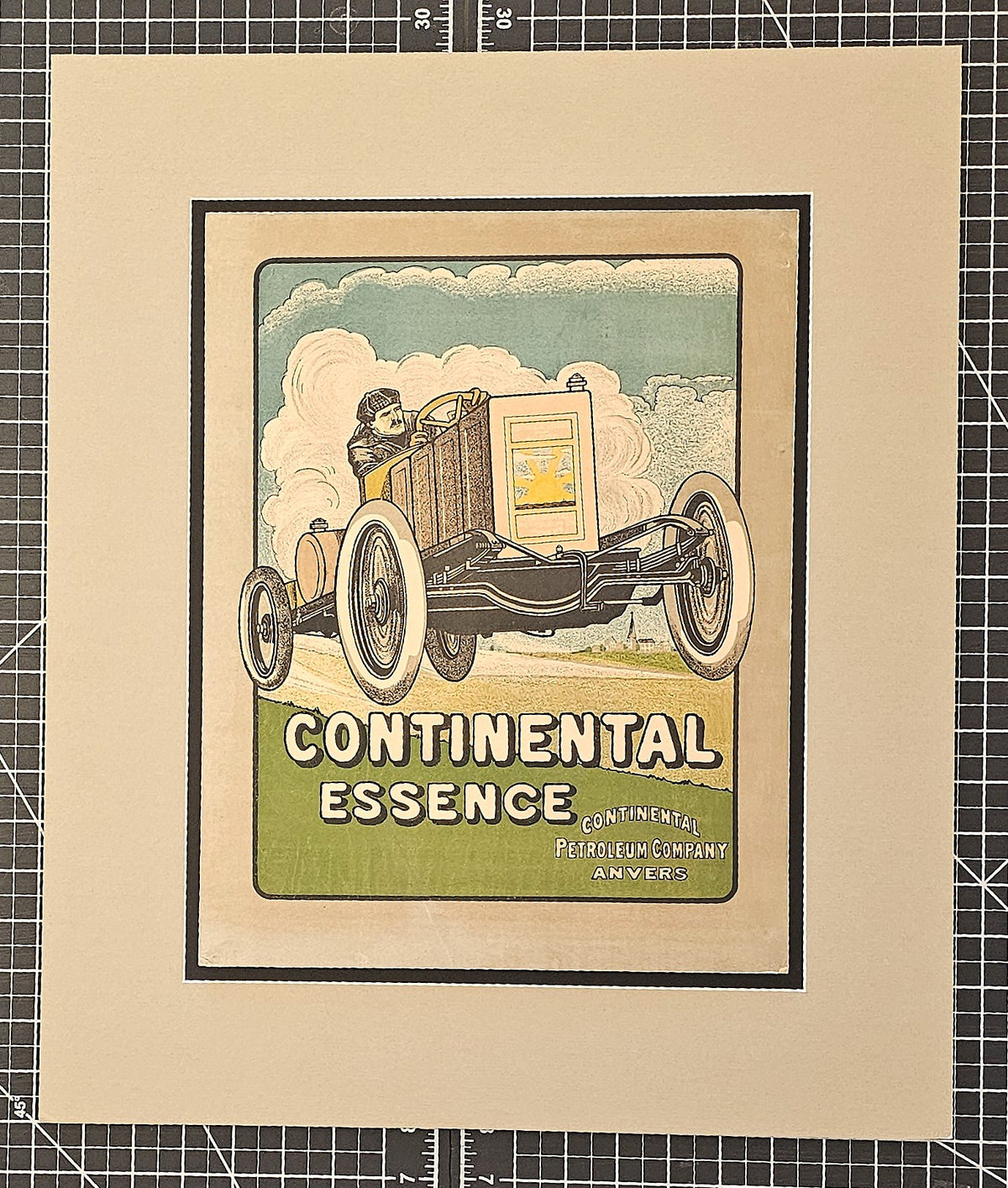 Continental Essence- Petroleum Vintage Ad - Authentic Vintage Posters