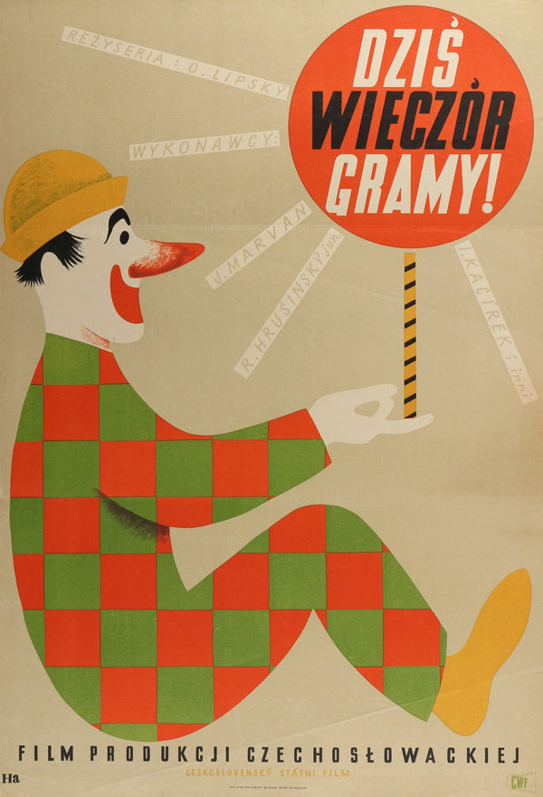 Circus Will Be- Polish Release - Authentic Vintage Poster