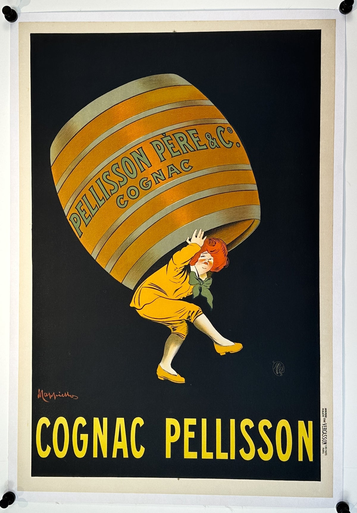 Cognac Pellisson by Leonetto Cappiello - Authentic Vintage Poster