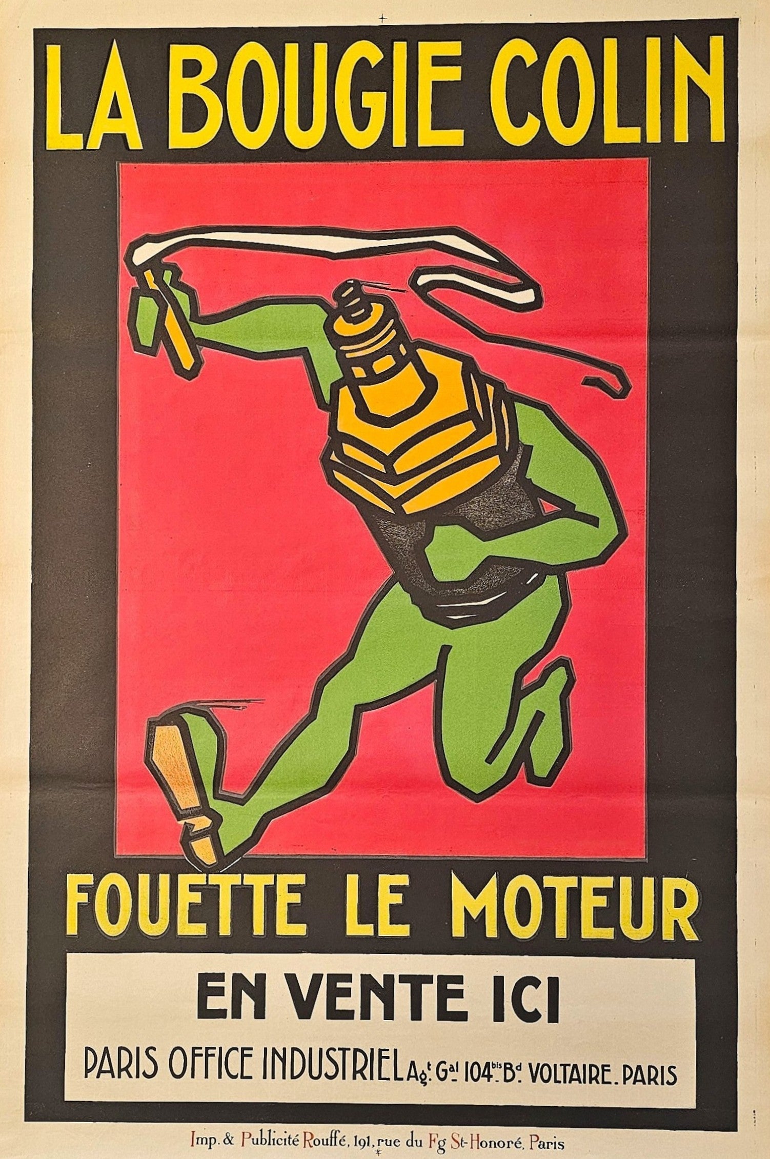 La Bougie Colin Poster - Authentic Vintage Posters