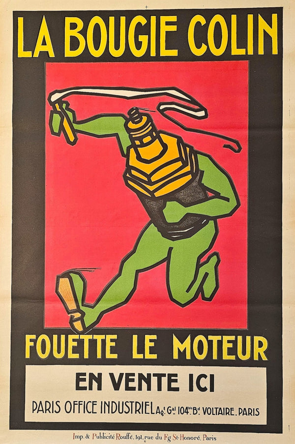 La Bougie Colin Poster - Authentic Vintage Posters
