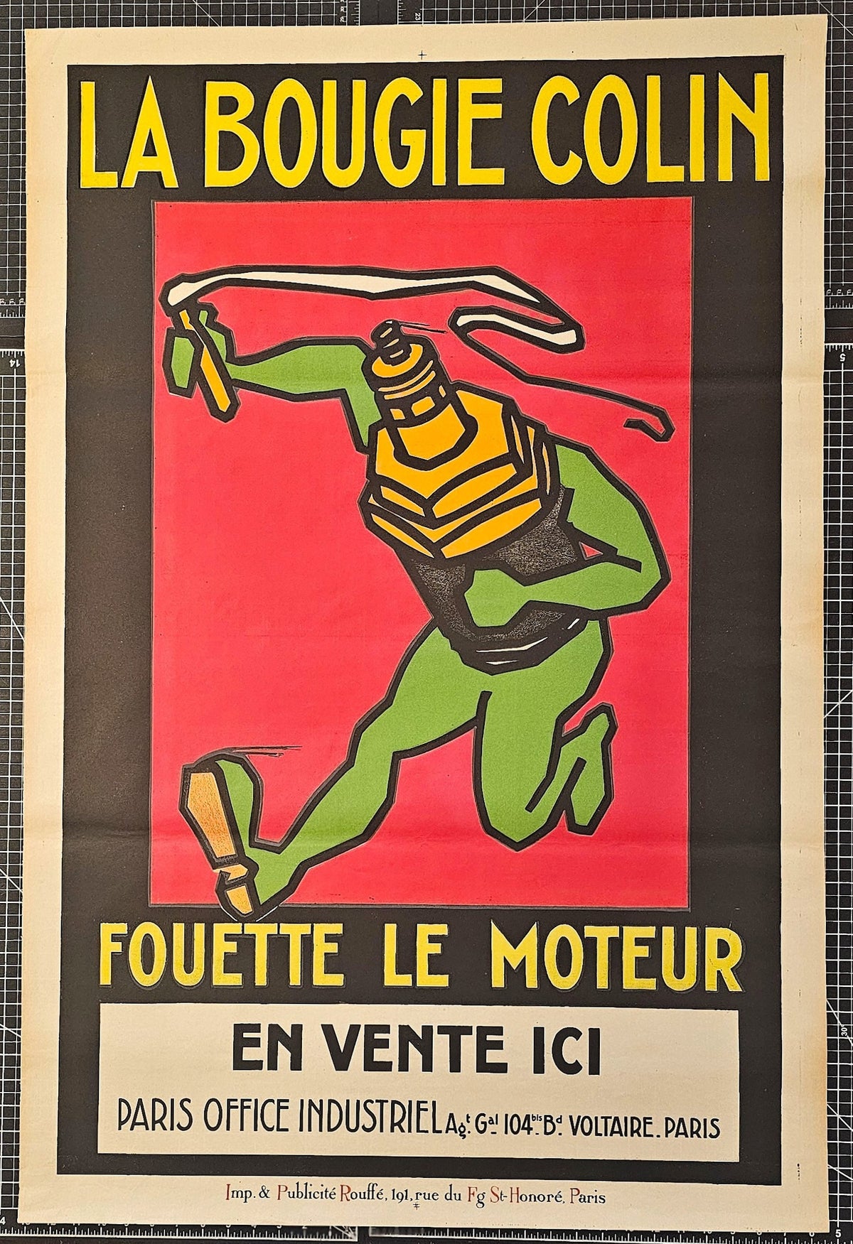 La Bougie Colin Poster - Authentic Vintage Posters