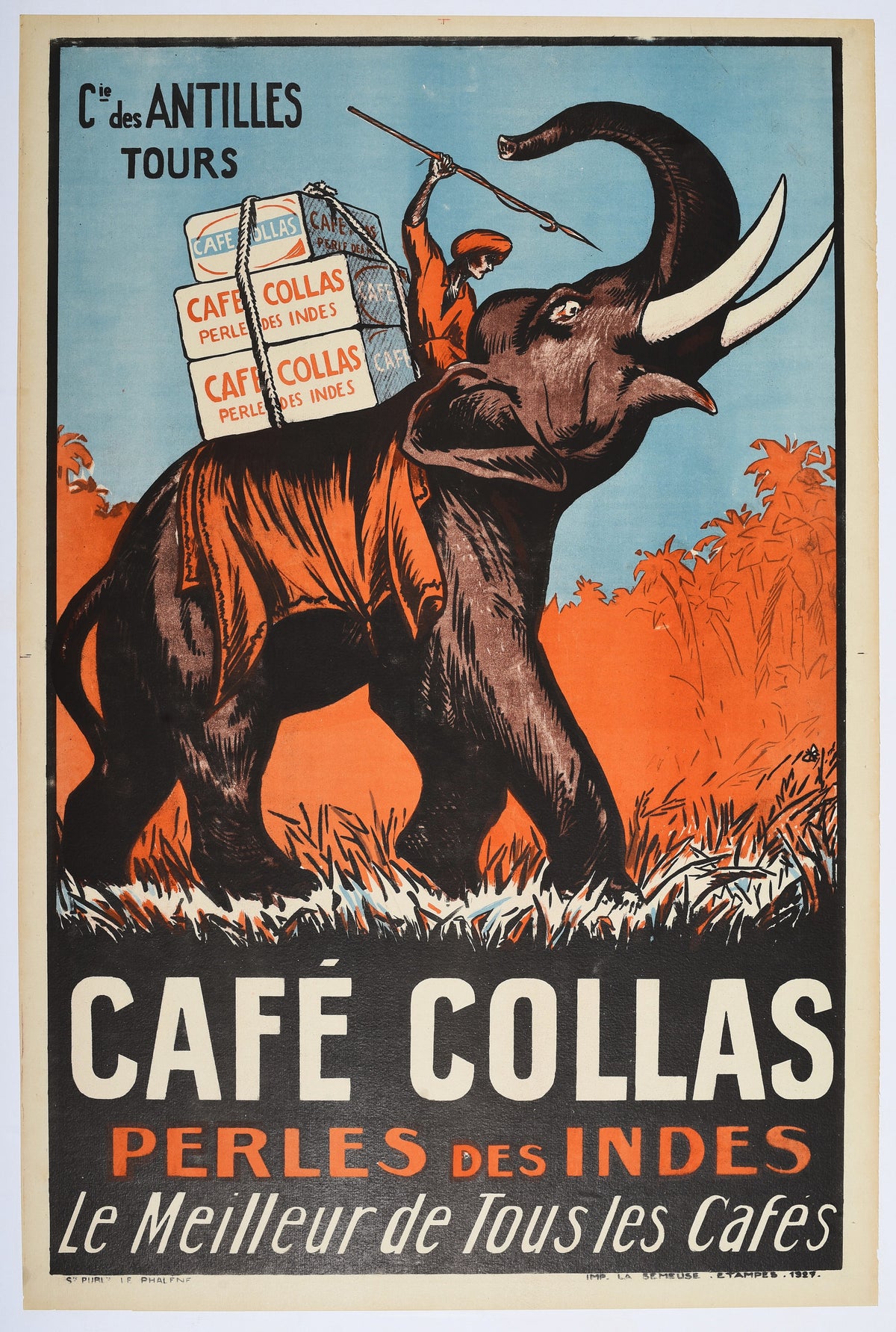 Café Collas - Authentic Vintage Poster