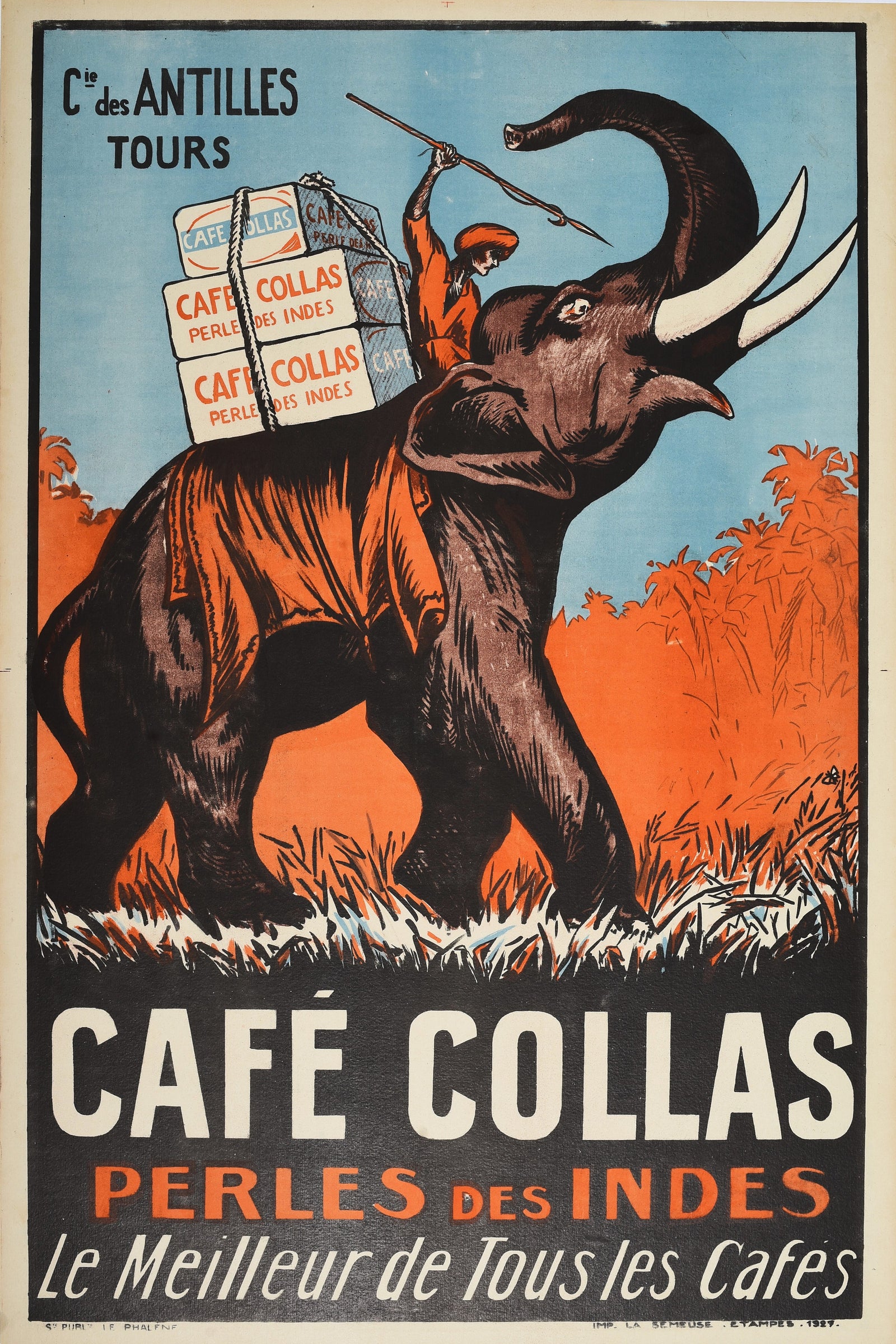 Café Collas - Authentic Vintage Poster