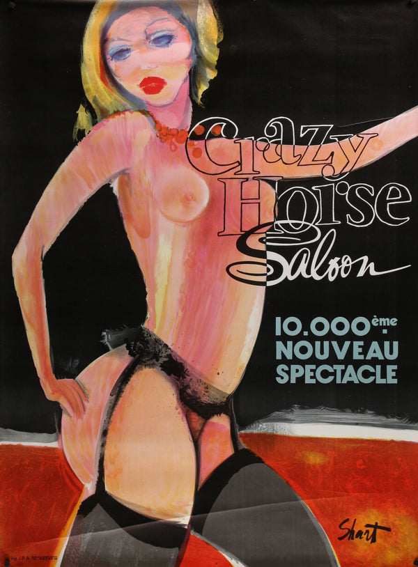 Crazy Horse Salon - Authentic Vintage Poster