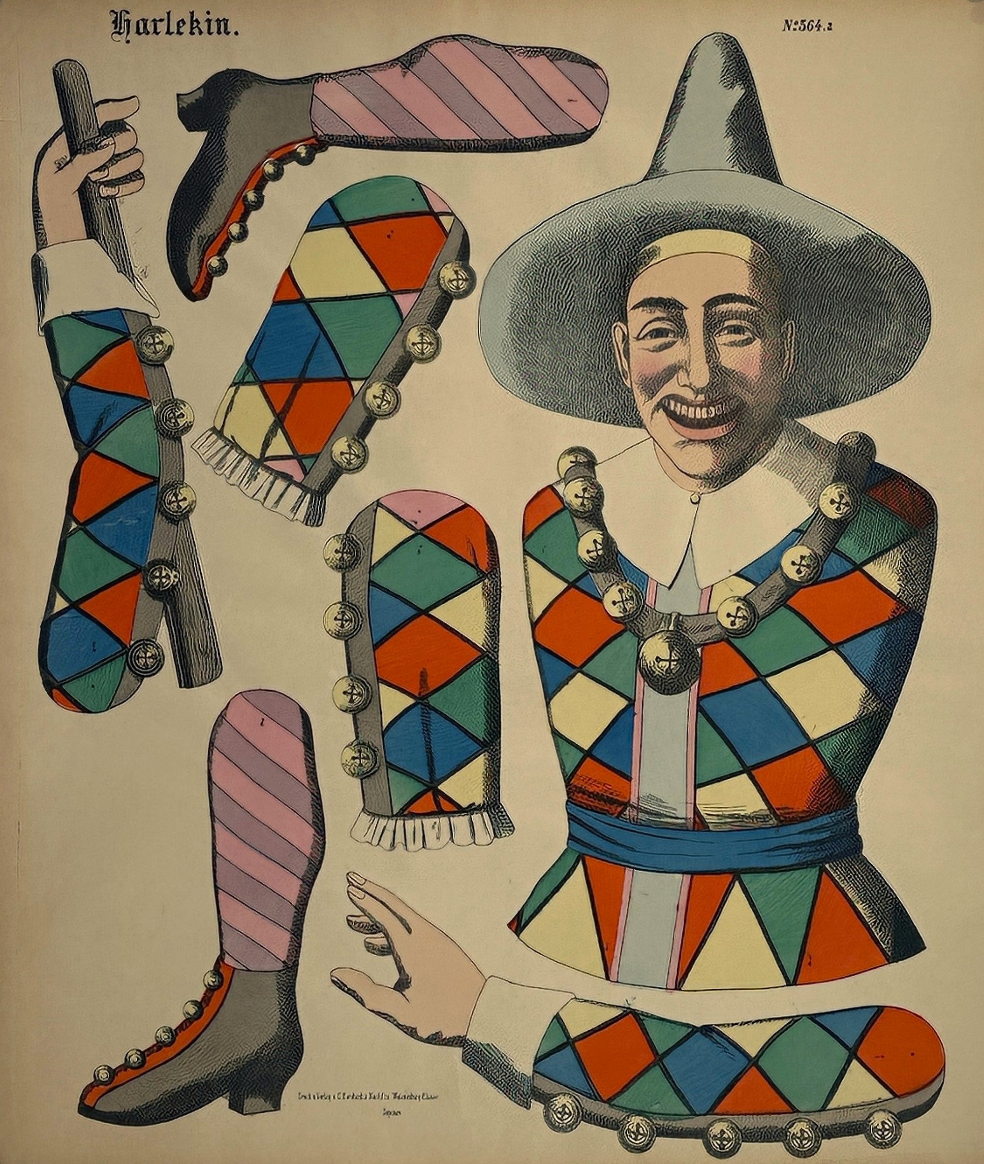 Wissembourg, Cut Out Game - Authentic Vintage Poster