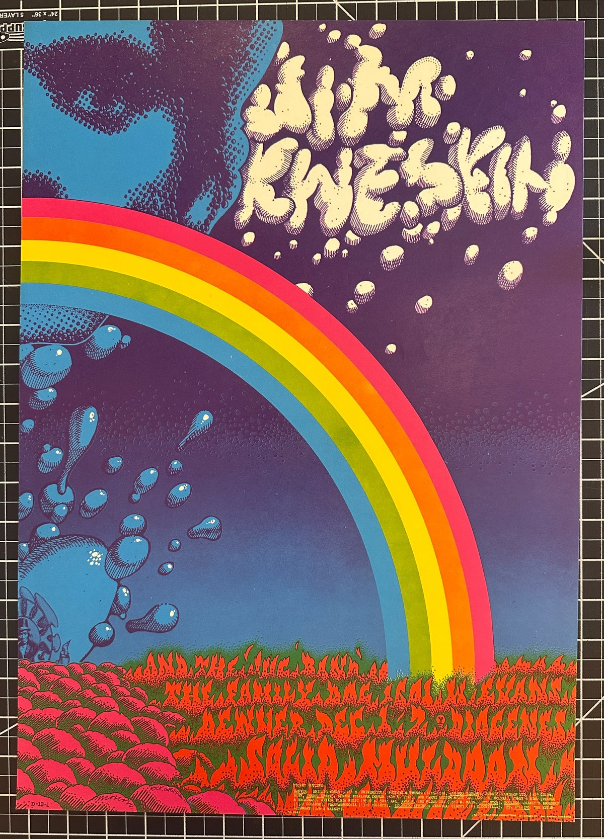 Jim Kweskin by Rick Griffin & Moscoso (FD-D13-1) - Original Vintage Poster