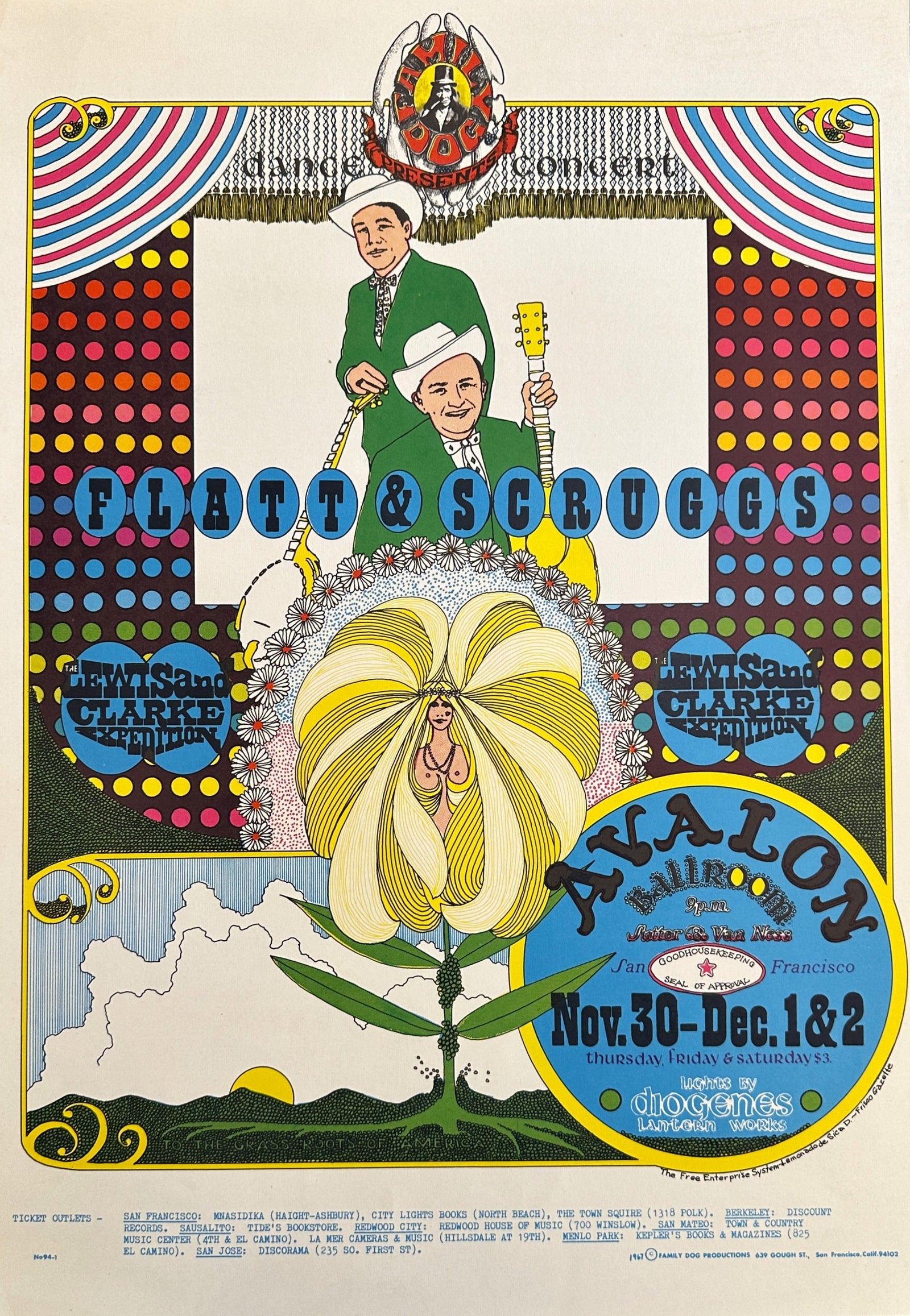 Flatt & Scruggs (FD-94-1) - Original Vintage Poster