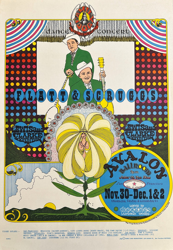 Flatt & Scruggs (FD-94-1) - Original Vintage Poster