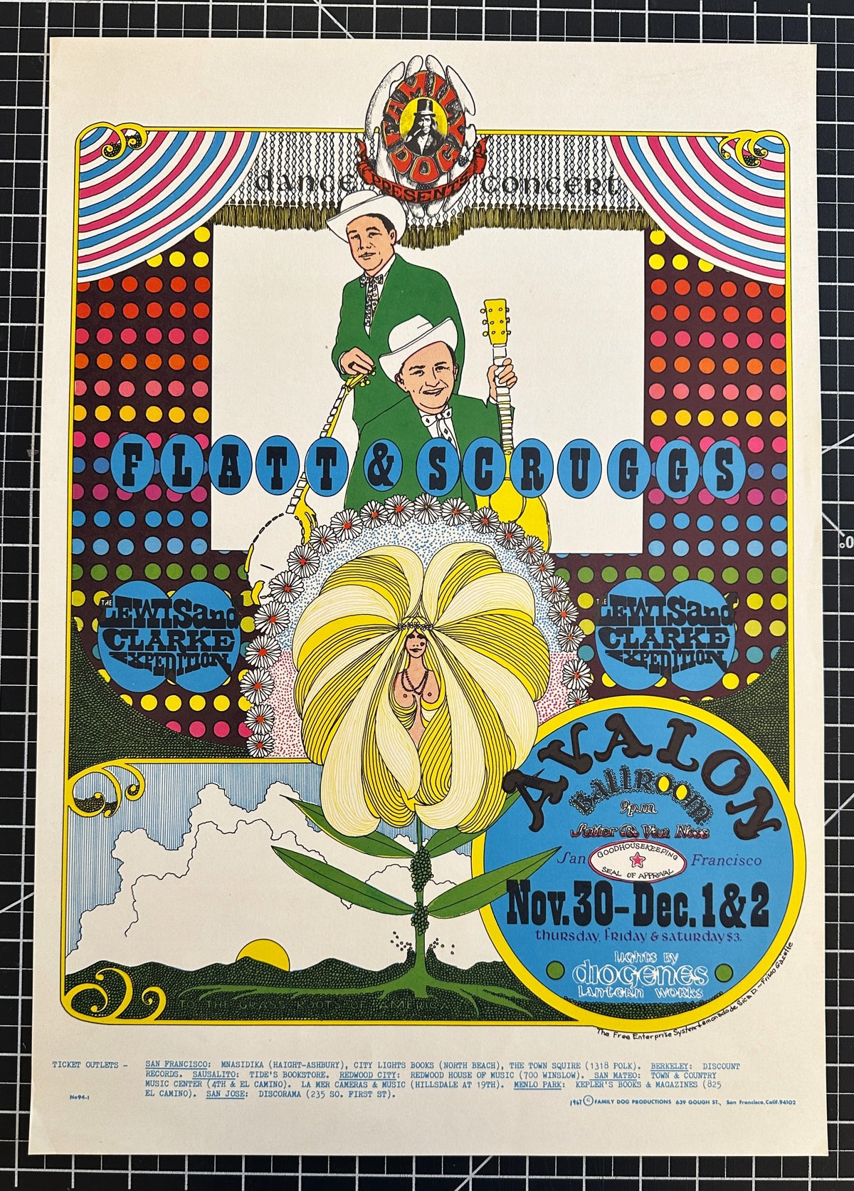 Flatt & Scruggs (FD-94-1) - Original Vintage Poster