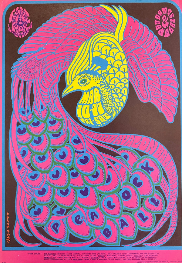 Steve Miller Blues Band by Moscoso (FD-51-1) - Original Vintage Poster