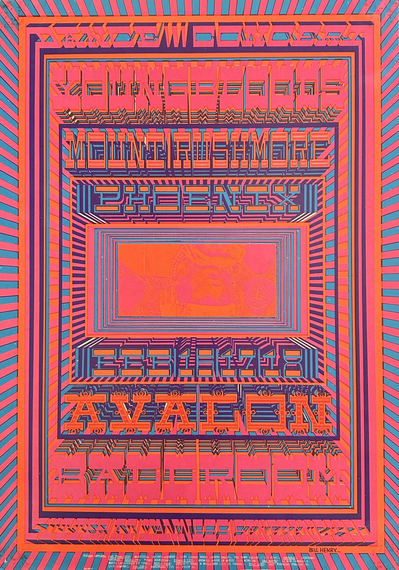 Youngbloods, Avalon Ballroom (FD-106-1) - Original Vintage Poster