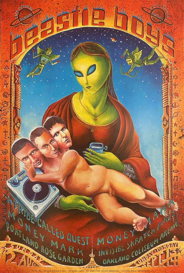 Beastie Boys, A Tribe Called Quest by Emek (BGP-201-1) - Original Vintage Poster