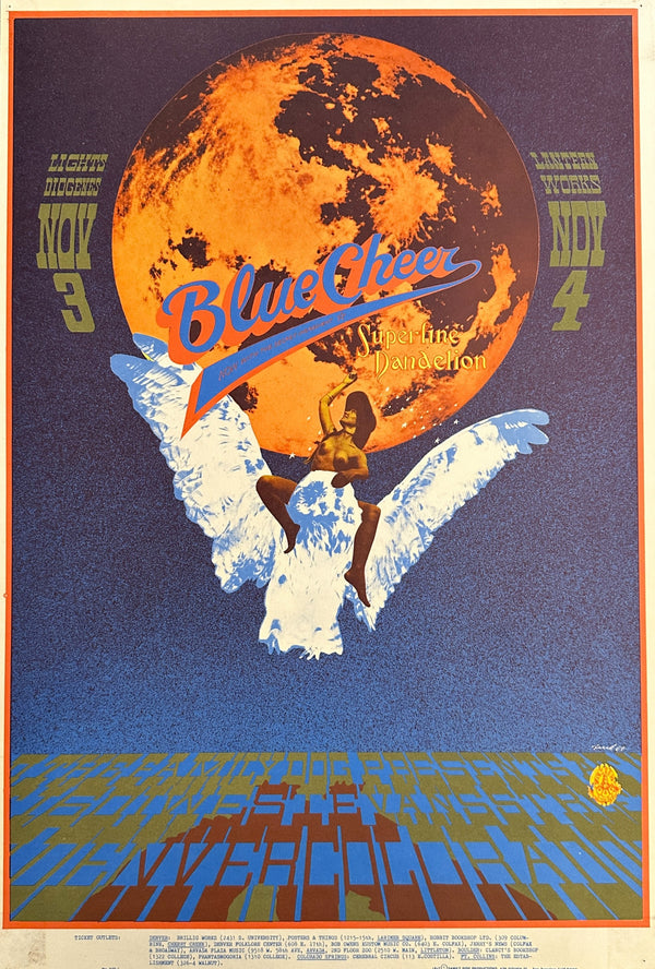Blue Cheer by Rick Griffin (FD-D10-1) - Original Vintage Poster